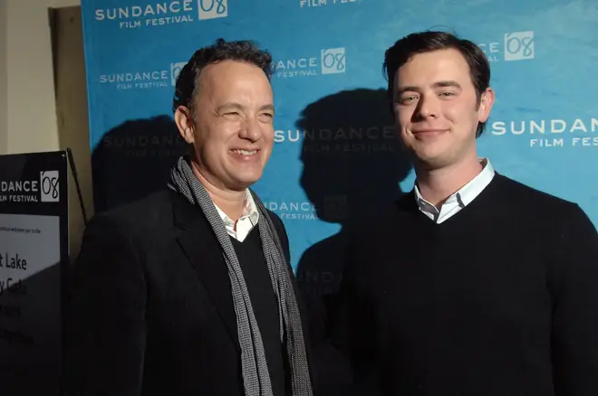 Tom Hanks and son Colin in 2008