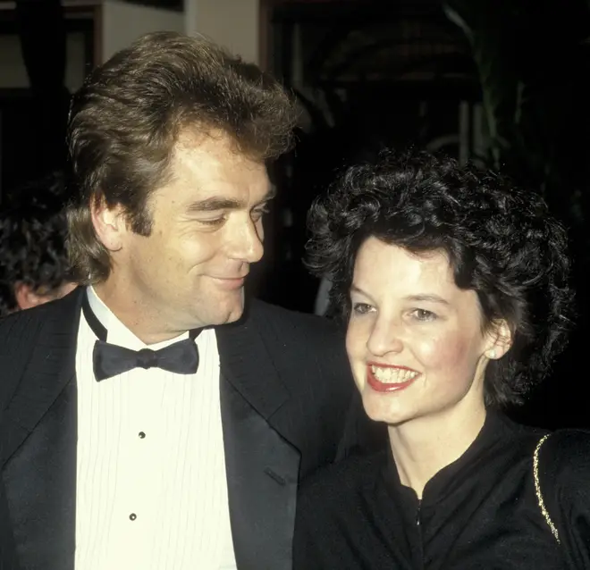 Huey Lewis and Sidney Conroy in 1986
