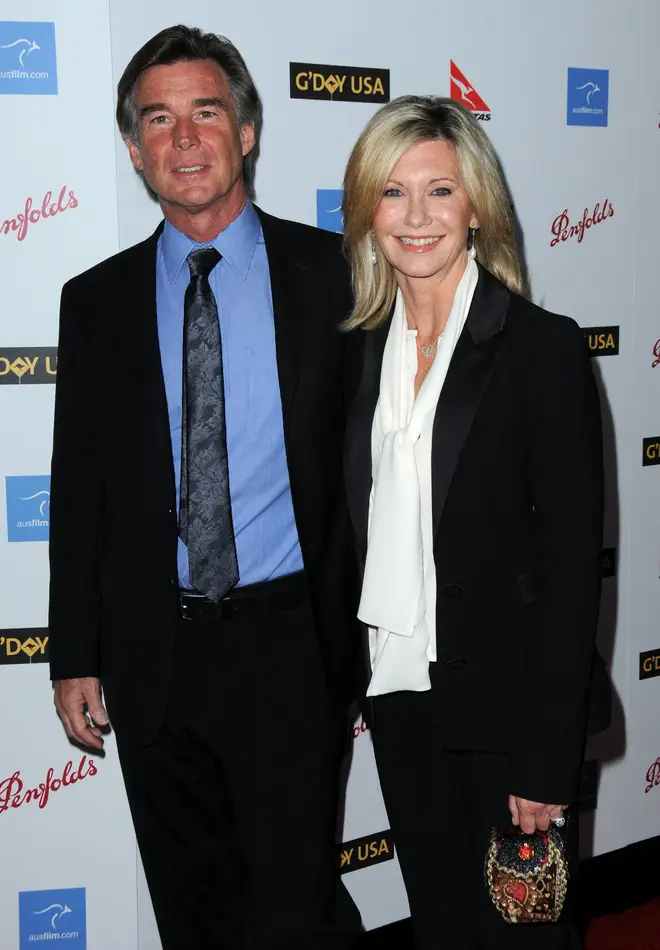 John Easterling, 71, who lost wife Olivia Newton-John to breast cancer last August aged 73, says he has been using his wife's influence to try and have a positive mindset amongst his grief.