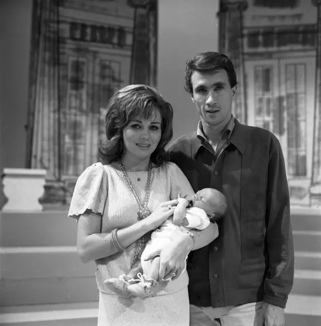 Bill Medley and first wife Karen with son Darrin in 1966
