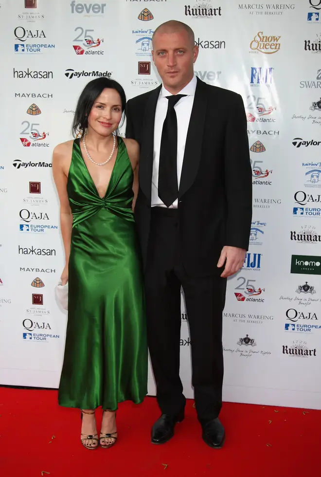 Andrea Corr and husband Brett Desmond in 2009