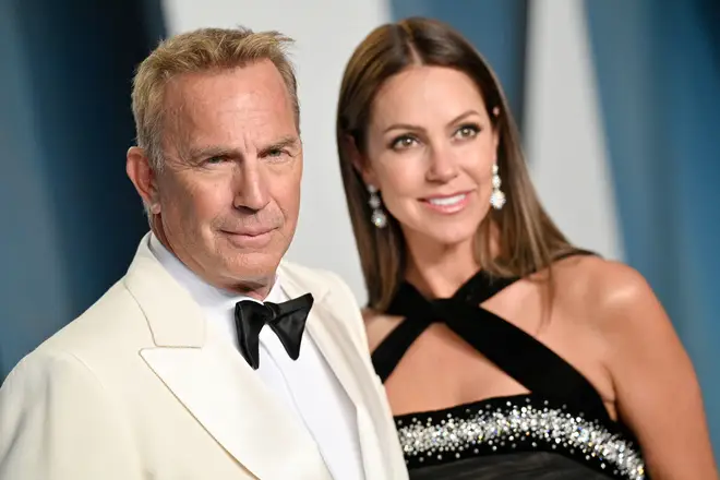 Kevin Costner and Christine Baumgartner