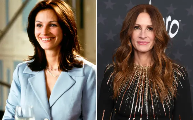 Julia Roberts then and now