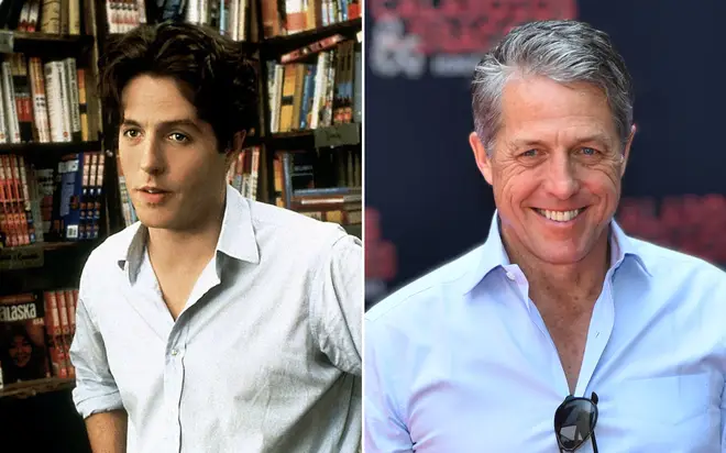 Hugh Grant then and now