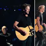 Kevin Bacon and Billy Joel in concert