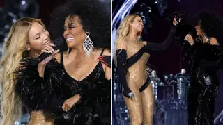 Diana Ross sings Happy Birthday to Beyonce