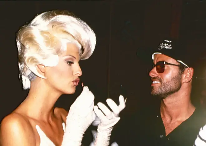Speaking about the video in the years since its release, the supermodels have said it was a turning point in their already iconic careers (George Michael and Linda Evangelista pictured in 1992)