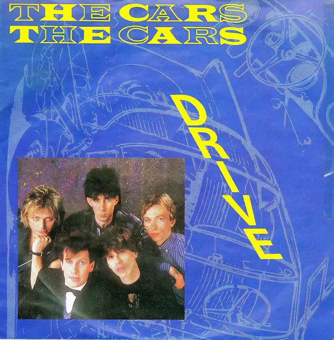 The original 1984 single cover for 'Drive'.