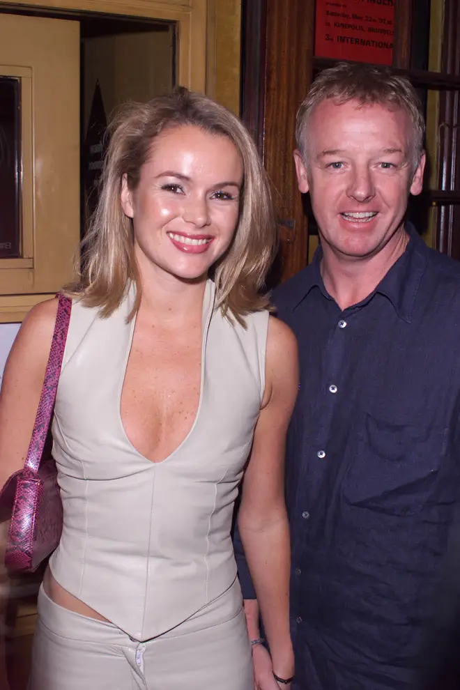 Amanda Holden and Les Dennis in 2000