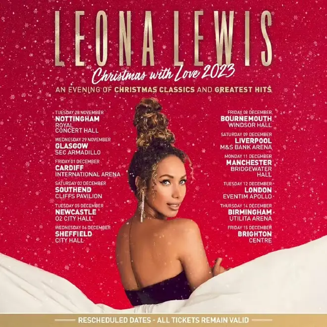 You don't have to wait 'One More Sleep' to buy tickets for Leona Lewis' Christmas With Love 2023 tour, as they're on sale now.