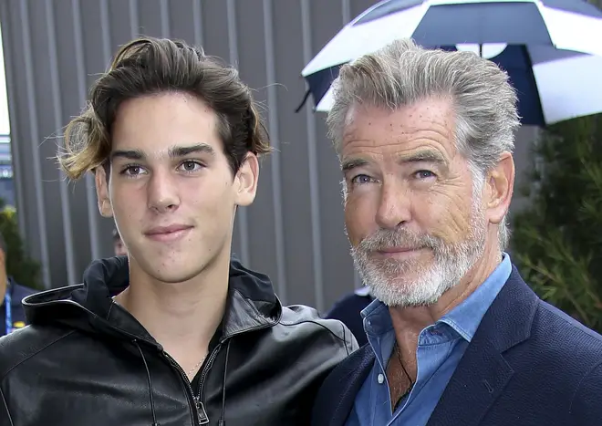 Pierce Brosnan and his youngest son Paris, 22, have starred in a new modelling campaign for brand Paul and Shark.