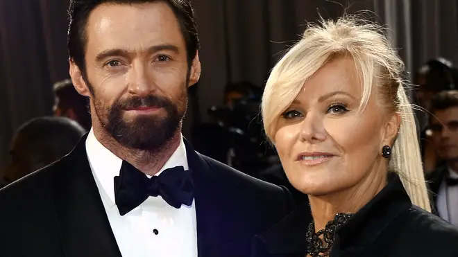 Hugh Jackman and Deborah in 2013