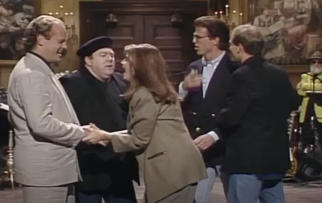The cast of Cheers reunite