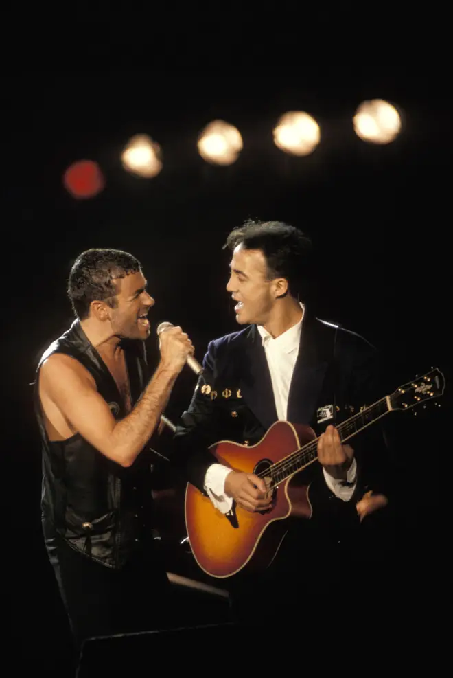 Andrew reflected on George after Wham! recently, saying: "when you look at him at Wembley Stadium for our final concert in 1986, he looks God-like. The transformation was complete. He had become George Michael." (Photo by Mick Hutson/Redferns)