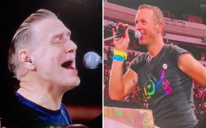 Coldplay invited Canadian legend Bryan Adams to sing in front of his hometown crowd at a recent concert in Vancouver.