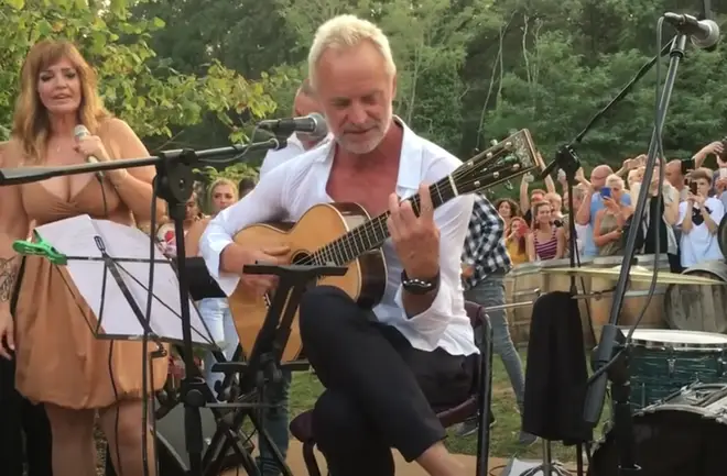 Sting potrebbe essere il miglior inglese di New York, ma la star di The Police sembra vivere tra le colline italiane della Toscana.