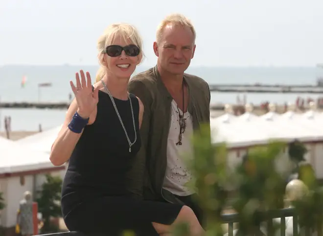 True and Sting pictured in Venice, Italy.