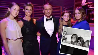 Tim McGraw, Faith Hill and their daughters Audrey, Gracie and Maggie