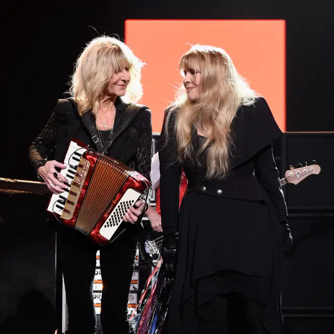 Christine McVie and Stevie Nicks in 2018