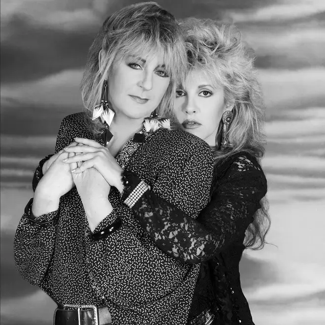 Christine McVie and Stevie Nicks in 1987