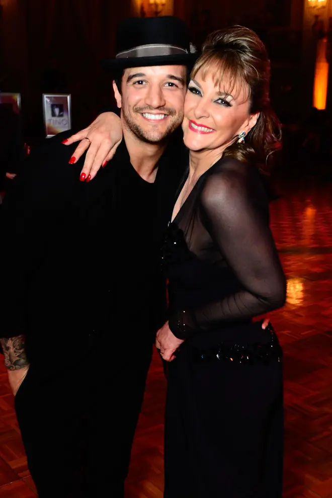 Shirley Ballas and her son Mark in 2015