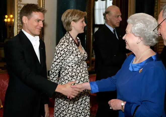 Bryan Adams unveiled how this passion has brought him the unique opportunity to collaborate with some of the world's most renowned figures, including the late British monarch (pictured in 2005)