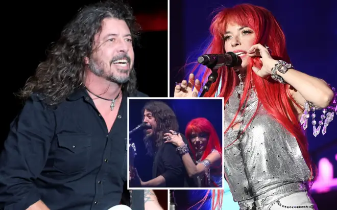 Shania Twain has forever had a soft spot for rock stars, and joined Foo Fighters on stage for a surprising duet.