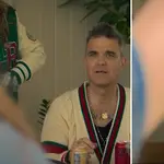 Robbie Williams and his daughter in the trailer for his new four-part Netflix documentary