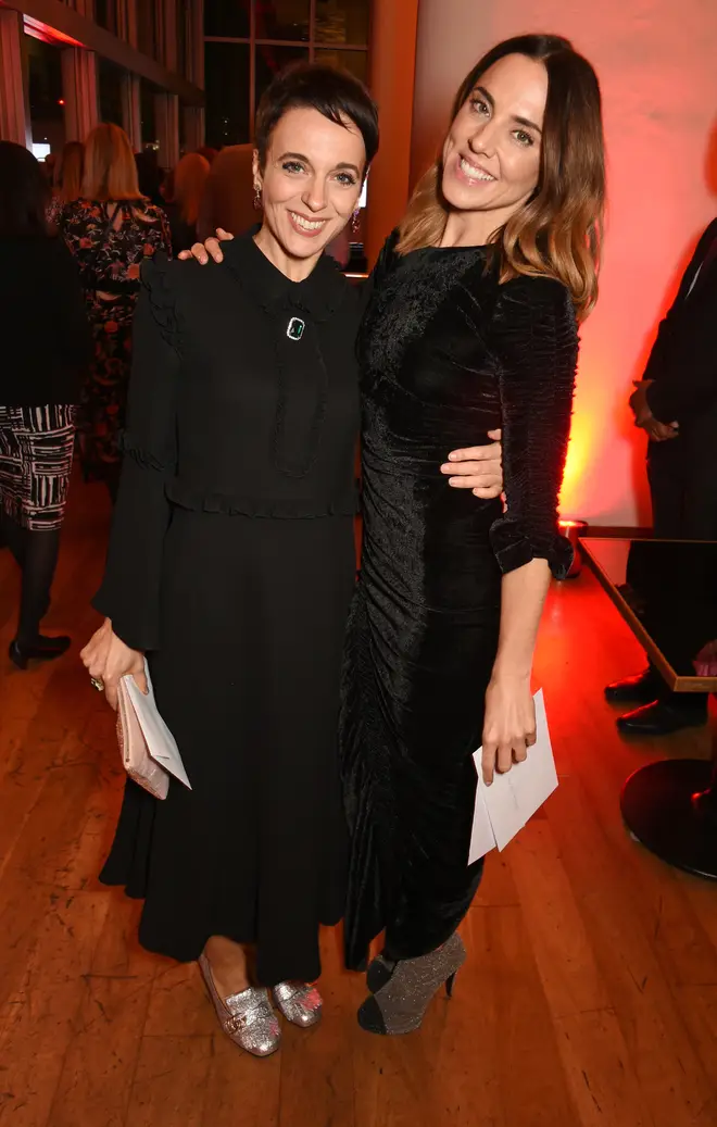 Amanda Abbington with Mel C in 2016
