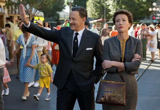 With Emma Thompson in Saving Mr Banks