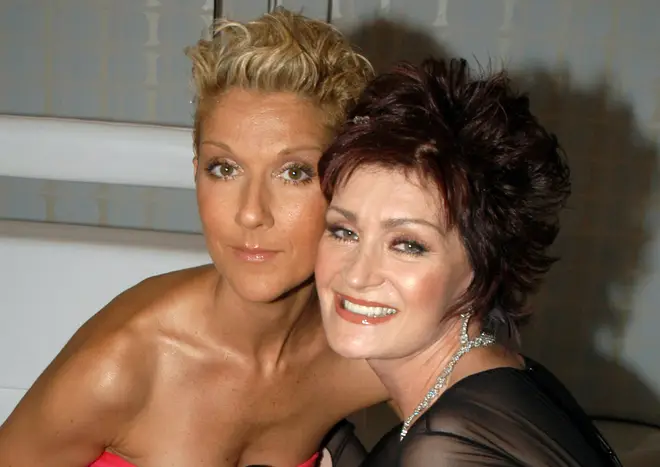 Celine Dion and Sharon Osbourne pictured in 2003.
