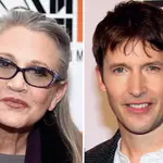 James Blunt has revealed he lived with legendary Star Wars actress Carrie Fisher in the early 2000's.