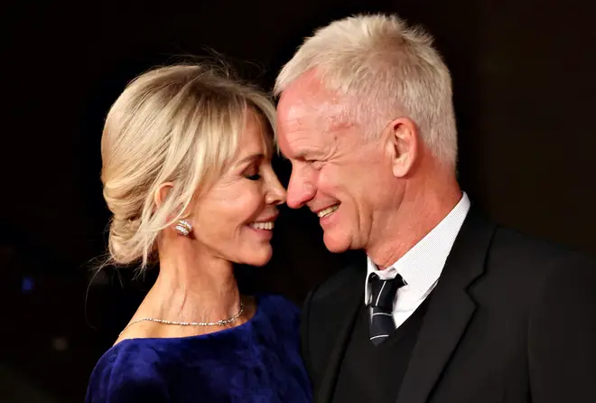 Sting and Trudie Styler at the 18th Rome Film Festival, October 23, 2023.