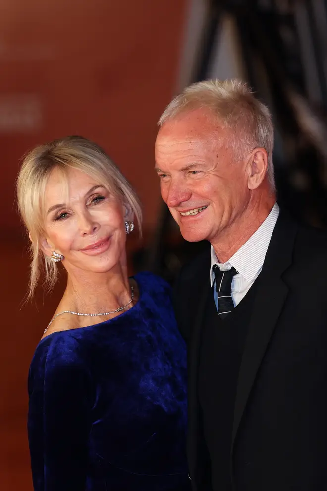 Sting and Trudie Styler gave a beautiful display of affection on Monday night (October 23) at the 18th Rome Film Festival.