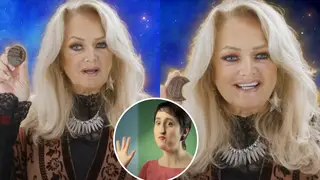 Bonnie Tyler in the new Jaffa Cakes advert