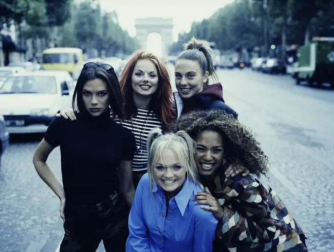 Spice Girls In Paris in 1996
