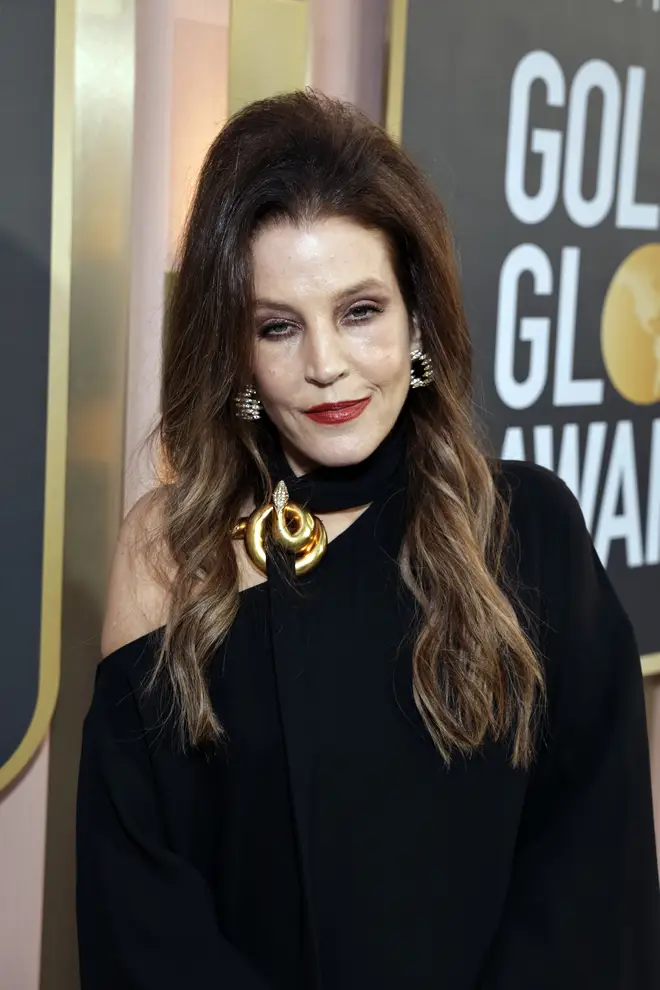 Lisa-Marie Presley attended the Golden Globes only days before her death. (Photo by Todd Williamson/NBC/NBC via Getty Images)