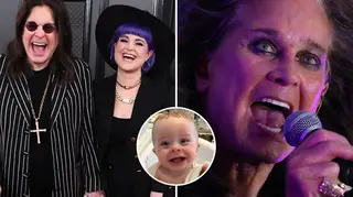 Ozzy Osbourne's grandson looks the spitting image of the legendary rocker.