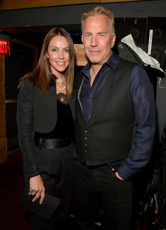 Kevin Costner and wife Christine Baumgartner (pictured) divorced this year after 18-years of marriage.