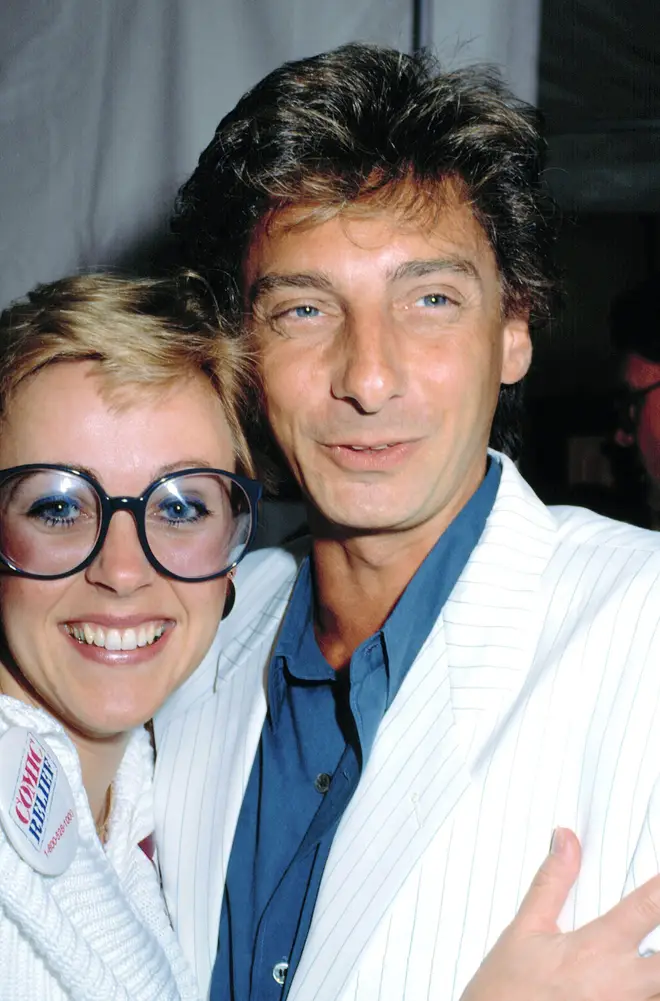 Barry Manilow and his then-ex-wife Susan Deixler in 1986