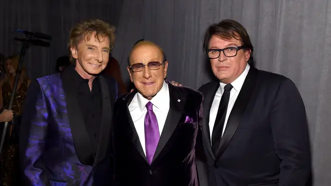 Barry Manilow, Clive Davis and Garry Kief in 2016