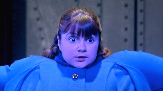 Denise Nickerson as Willy Wonka & The Chocolate Factory's Violet Beauregarde