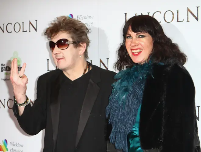 Shane MacGowan with wife Victoria