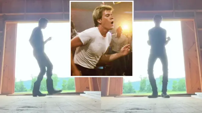 Kevin Bacon has recorded a video where he performs his famous Footloose dance, 39 years after the original movie.