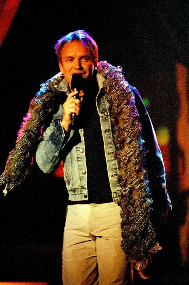 Sting like you've never seen him before. (Photo by Jeff Kravitz/FilmMagic, Inc)