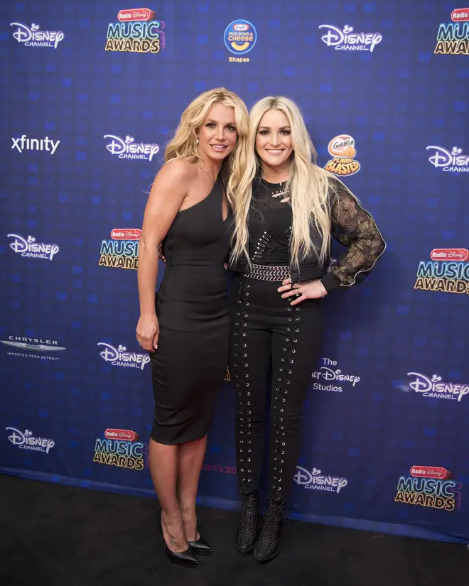 Jamie Lynn with Britney in 2017