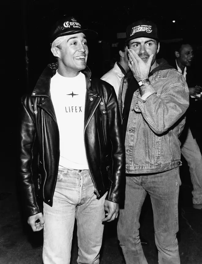 Four years after leaving Wham! to pursue a solo career, the young star gave an interview to Los Angeles Times’ Calendar Magazine where he discussed his dislike of celebrity (pictured with Andrew Ridgeley in 1990)