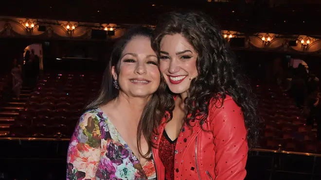 Christie Prades with Gloria Estefan