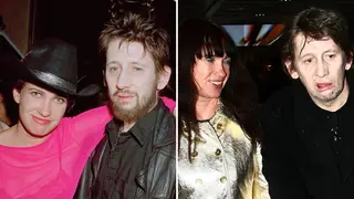 Shane MacGowan and his now-wife Victoria Mary Clarke