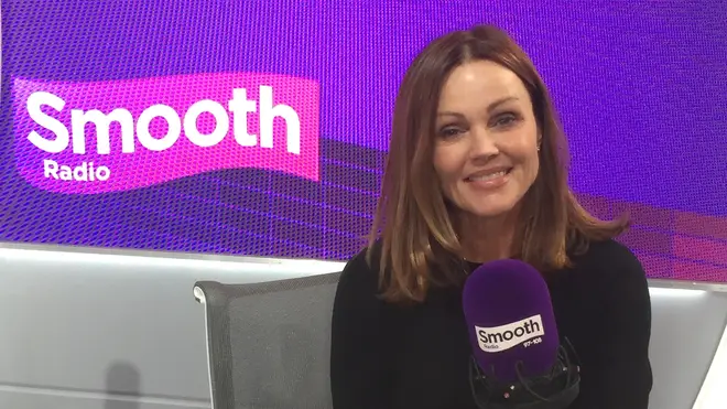 Belinda Carlisle in the Smooth Radio studio